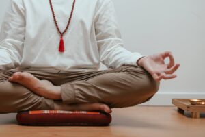 A Person Doing Yoga